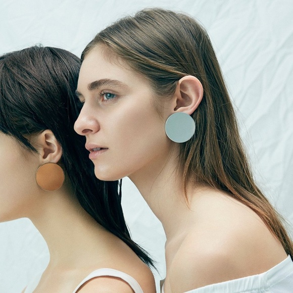 NEW Jenny Bird Ariel Earrings, High Polish Silver - Picture 2 of 6